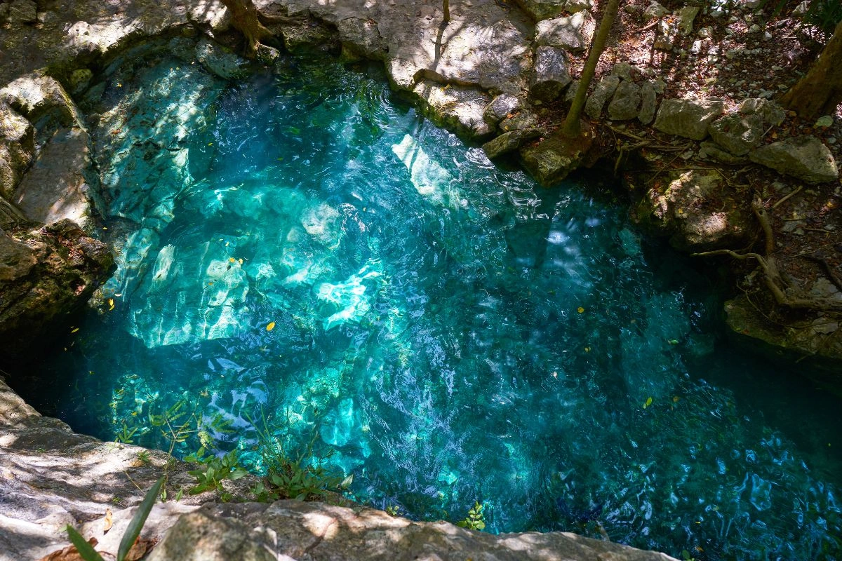 Beautiful clear water cenote