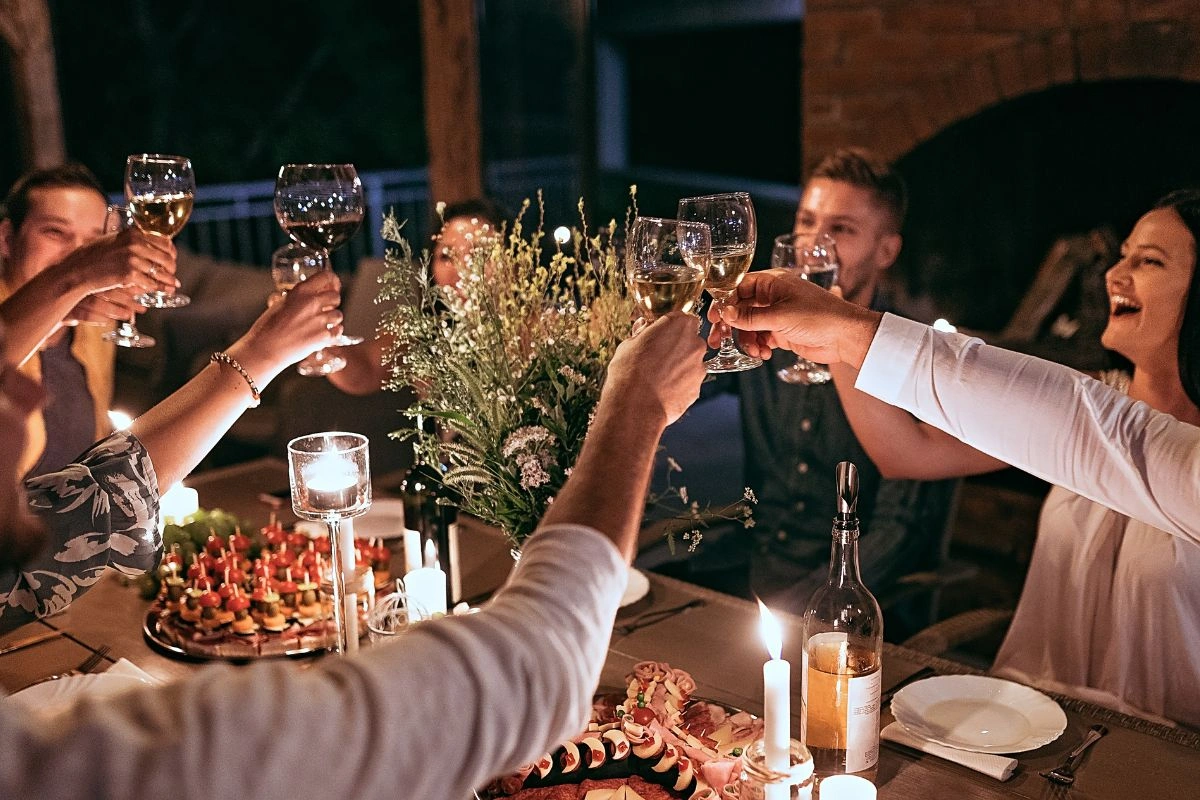 Celebration with a bigger group of friends or family
