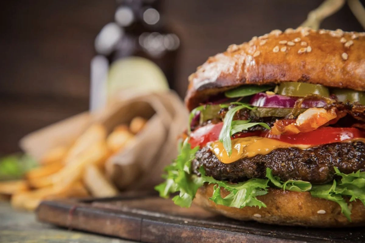classic taste of a burger but with a touch of class